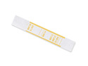 MMF Industries Self-Adhesive Currency Straps, Yellow, $1,000 in $10 Bills, 1000 Bands/Box