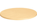 HON 1321A9S 36" Self-Edge Round Hospitality Table Top - Steel Mesh Pattern - Charcoal
