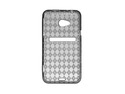HTC EVO 4G LTE Smoke Checker Design Crystal Skin