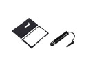 Insten Black Rubber Coated Case + Black Stylus Pen for Nokia Lumia 900