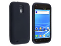 Insten Black+White Skin Gel Soft Case+2x LCD Cover For Samsung Galaxy S2 T989 T-Mobile