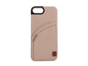 The Joy Factory Denim Khaki Premium Hardshell Case w/ Pocket for iPhone 5 CSD112
