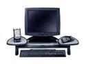 Kensington 60046 Flat Panel Monitor Station, 22 3/4 x 12 1/4 x 2 1/2 to 4 1/2, Black