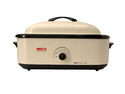 NESCO 4818-14 Ivory 18 Qt. 18 Qt Roaster, Porcelain Cookwell