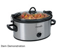 CROCK-POT SCCPVL600-S Stainless Steel 6 Qt. Cook & Carry Slow Cooker