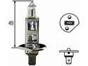 Hella H83115202 H1 Hella High Performance Xenon Blue Halogen Bulb