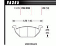 Hawk Performance HB365F.728 Disc Brake Pad