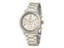 Seiko SSB009 Two Tone Stainless Steel Quartz Chronograph White Dial Men