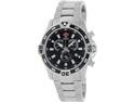 Swiss SP13106 Falcon Pro Analog Display Swiss Quartz Silver Men's Watch