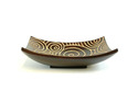 EXP Chic Handmade Decorative Mango Wood Tray / Platter With Hand-etched Design