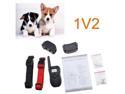 LCD Display Remote Pet Dog Training Collar with 100 Level Vibration For 2 Dogs