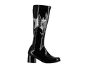 Girls Gogo Boots With Star - Black