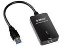 Orico newegg ORICO USB 3.0 To HDMI Video Graphics Adapter Card for Multiple Monitors up to 2048x1152 DisplayLink