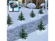 Solar Powered Christmas Tree Path Lights - Set of 2 