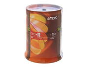 100 Pack TDK 16x 4.7GB DVD-R $23