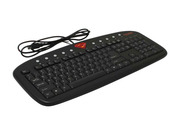 i-rocks Superman Returns Multimedia SP-6000-BK Black 104 Normal Keys 10 Function Keys USB Slim Keyboard