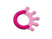 0** Green Sprouts Teether – Cornstarch – Hand – Pink – 1 Count