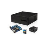 Intel i3-3225 Dual-Core Processor, ASUS P8H77-I Motherboard, Silverstone Media Center/HTPC Case, Rosewill Fanless 500W PSU ...