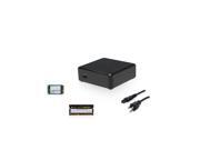 Intel NUC QS77 Core i3 3217U 1.8GHz HD Graphics 4000, Corsair 4GB DDR3 1333 Memory, Cables To Go 6 ft. 18 AWG Power Cord ...