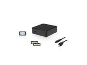 Intel NUC QS77 Core i3 3217U 1.8GHz HD Graphics 4000, Corsair 4GB (2 x 2GB) DDR3 1333 Laptop Memory, Cables To Go 6 ft. 18 ...
