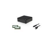 Intel NUC QS77 Core i3 3217U 1.8GHz HD Graphics 4000, Mushkin 8GB (2 x 4GB) DDR3 Laptop Memory and Cables To Go 6 ft. 18 ...