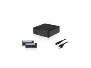Intel NUC QS77 Core i3 3217U 1.8GHz HD Graphics 4000, ADATA 16GB (2 x 8G) DDR3 1600 Laptop Memory and Cables To Go 6 ft. ...