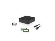 Intel NUC QS77 Core i3 3217U 1.8GHz HD Graphics 4000, Mushkin 8GB (2x4GB) DDR3 Memory, Cables To Go 6 ft. 18 AWG Power Cord ...