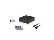 Intel NUC QS77 Core i3 3217U 1.8GHz HD Graphics 4000, Kingston HyperX 8GB (2x4GB) DDR3 1600 Laptop Memory, Cables To Go 6 ...