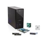 GIGABYTE 760G AM3+ Micro ATX Motherboard, AMD Athlon II X3 3.2 GHz Triple-Core CPU, CORSAIR XMS 8GB MEM, LG 24X DVD Burner, ...