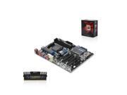 Upgrade Kit UKO-3130: AMD FX-8320 3.5GHz Eight Core, GIGABYTE GA-990FXA-UD5 Motherboard, CORSAIR Vengeance 8GB DDR3 1600 ...