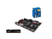 Intel Core i7-4790K Haswell 4.0GHz Quad-Core CPU, MSI Gaming 5 Z97 MOBO, HyperX Fury Black 8GB Memory