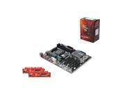 AMD FX-8730E 3.3GHz Eight Core, Gigabyte GA-990FXA-UD5, G.SKILL Ripjaws X 8GB RAM 1866