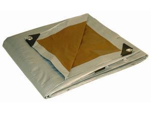 Foremost Tarp 23040 30' X 40' Silver & Brown Tarp Foremost Tarp 23040 30' X 40' Silver & Brown Tarp