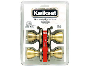 Kwikset 92430-022 Entry Locksets Tylo Knob 2 Pack