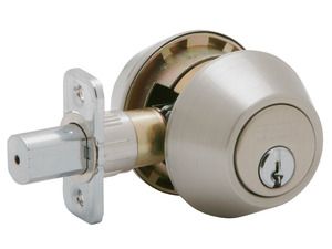 Schlage JD62V619 Satin Nickel Double Cylinder Deadbolt