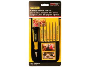 General 707476 6 Piece Swiss Pattern Needle File Set General 707476 6 Piece Swiss Pattern Needle File Set