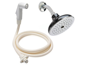 Rinse Ace 4085 2-In-1 Showerhead with Connectable Hose - Chrome