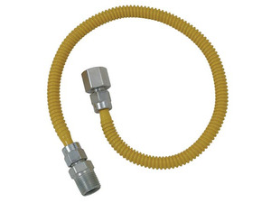 Cobra Plumbing CSSL54-24P 24" Stainless Steel Gas Dryer Connector