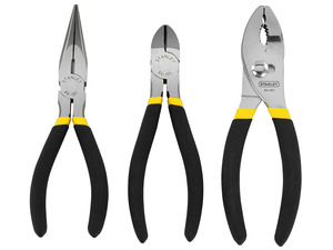 Stanley Hand Tools 84-114 3 Peice Basic Pliers Set