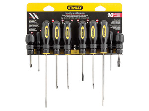 Stanley Hand Tools 60-100 10 Piece Slotted & Phillip Screwdriver Set