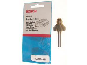 Bosch Power Tools 85493M 3/16" Beading Router Bit Double Flute Bosch Power Tools 85493M 3/16" Beading Router Bit Double Flute