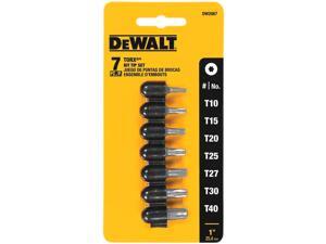 Dewalt DW2067 7 Piece 1" Torx® Screwdriver Bit Tip Set Dewalt DW2067 7 Piece 1" Torx® Screwdriver Bit Tip Set