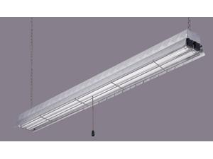 Canarm Textured Chrome 48" Aluminum Diamond Plate Fluorescent Shop Light Canarm Textured Chrome 48" Aluminum Diamond Plate Fluorescent Shop Light