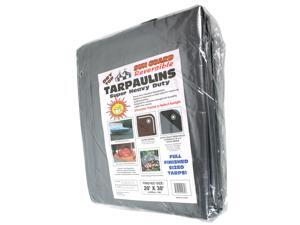 Dry Top Tarpaulins 22030 20' X 30' Silver & Brown Super Heavy Duty Polyethylene Tarp Dry Top Tarpaulins 22030 20' X 30' Silver & Brown Super Heavy Duty Polyethylene Tarp