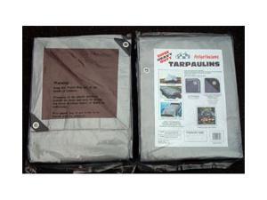 Dry Top Tarpaulins 21620 16' X 20' Silver & Brown Super Heavy Duty Polyethylene Tarp Dry Top Tarpaulins 21620 16' X 20' Silver & Brown Super Heavy Duty Polyethylene Tarp