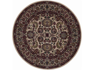 Shaw Living Kathy Ireland Home Gallery European Elegance Area Rug Beige 7' 8" Round 3X33502100