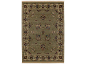 Shaw Living Kathy Ireland Home Essentials French Countryside Area Rug Celadon 3' 10" x 5' 7" 3X72229330
