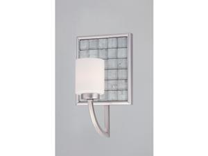 Quoizel Brushed Nickel Vetreo Clouds Bath Fixture with LED Nightlight Quoizel Brushed Nickel Vetreo Clouds Bath Fixture with LED Nightlight