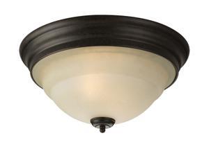 Progress Lighting Forged Bronze 2-Light Close-To-Ceiling Progress Lighting Forged Bronze 2-Light Close-To-Ceiling