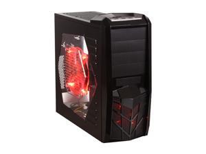 APEVIA X-TROOPER Series X-TRP-RD Black/Red Steel ATX Mid Tower Computer Case APEVIA X-TROOPER Series X-TRP-RD Black/Red Steel ATX Mid Tower Computer Case